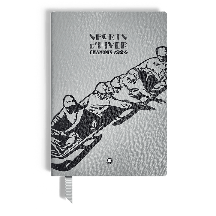 Montblanc Notebook # 146 A Light Meisserück x Olympic Heritage Chamonix 1924 Gray 132988