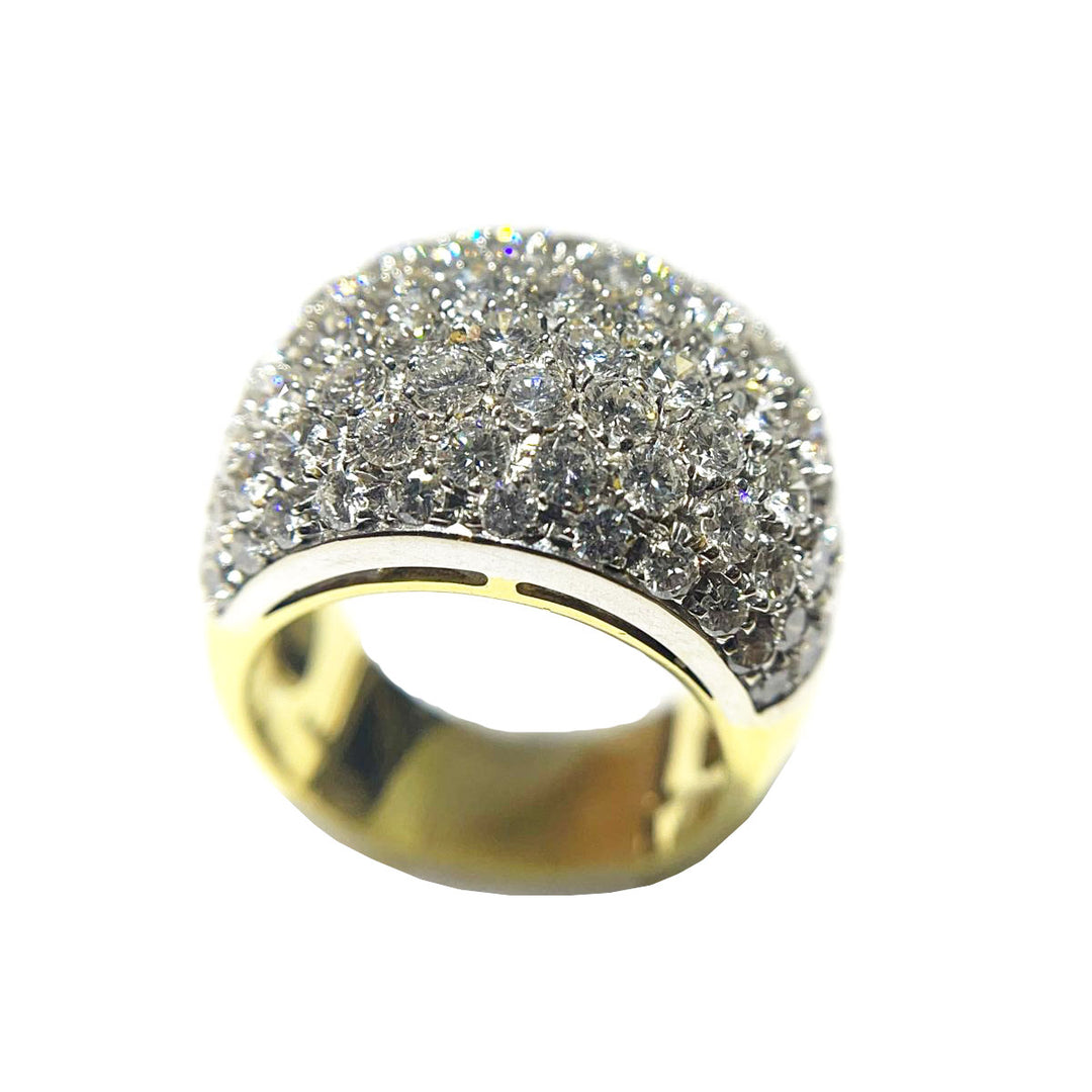 Anel Pavé em ouro 18kt com diamantes 0001AG