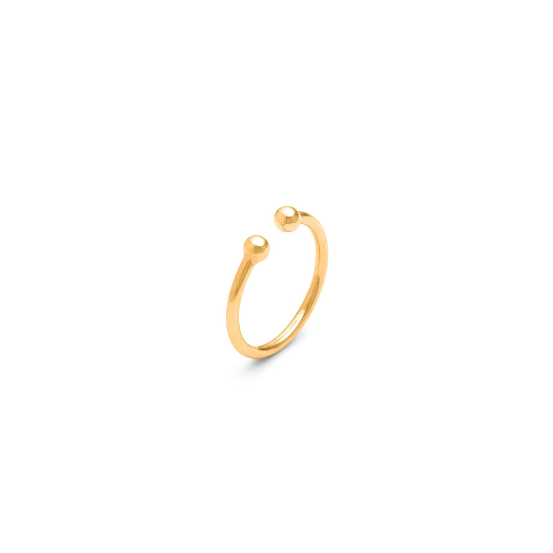 Giovanni Raspini anello axis piccolo Anello in Argento placcato oro 18 kt 12503