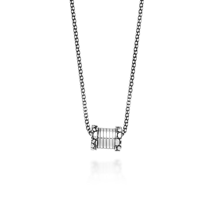Collier petit croco tubegas Giovanni Raspini Collier en argent 925 12533