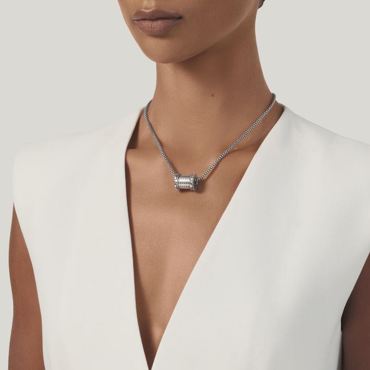 Collier petit croco tubegas Giovanni Raspini Collier en argent 925 12533