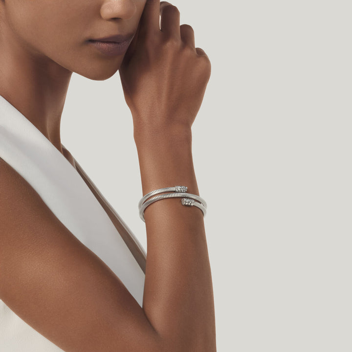 Giovanni Raspini bracciale tubogas croco doppio piccolo Bracciale in Argento 925 12538