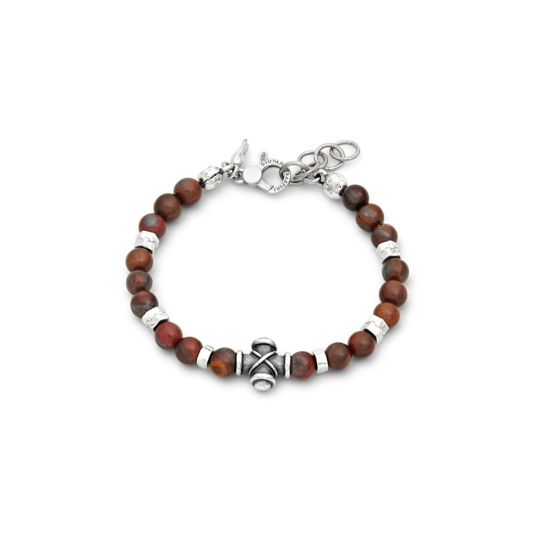Bracelet croix oeil de boeuf Giovanni Raspini argent 925 et bracelet oeil de boeuf 12571