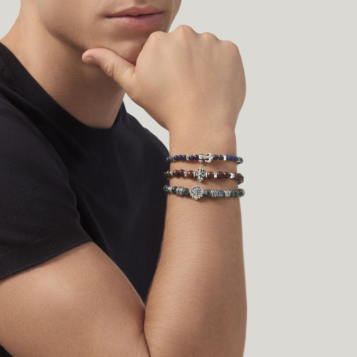 Giovanni Raspini Sodalith-Ankerarmband 925er Silber und Sodalith-Armband 12572