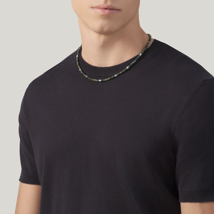 Collier jaspe tango Giovanni Raspini Collier en argent 925 et jaspe vert 12574
