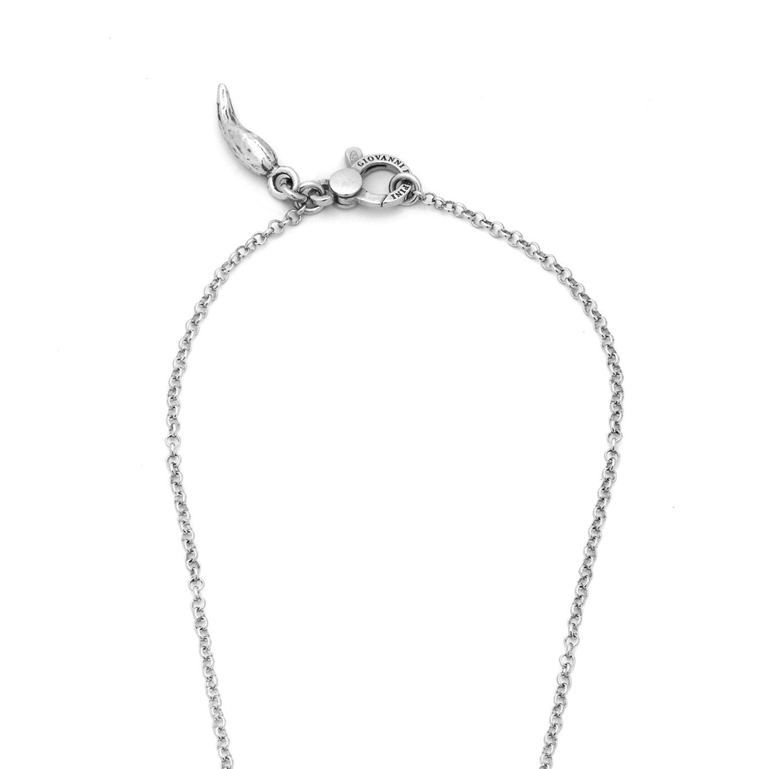 Giovanni Raspini double heart necklace 925 Silver Necklace 12610
