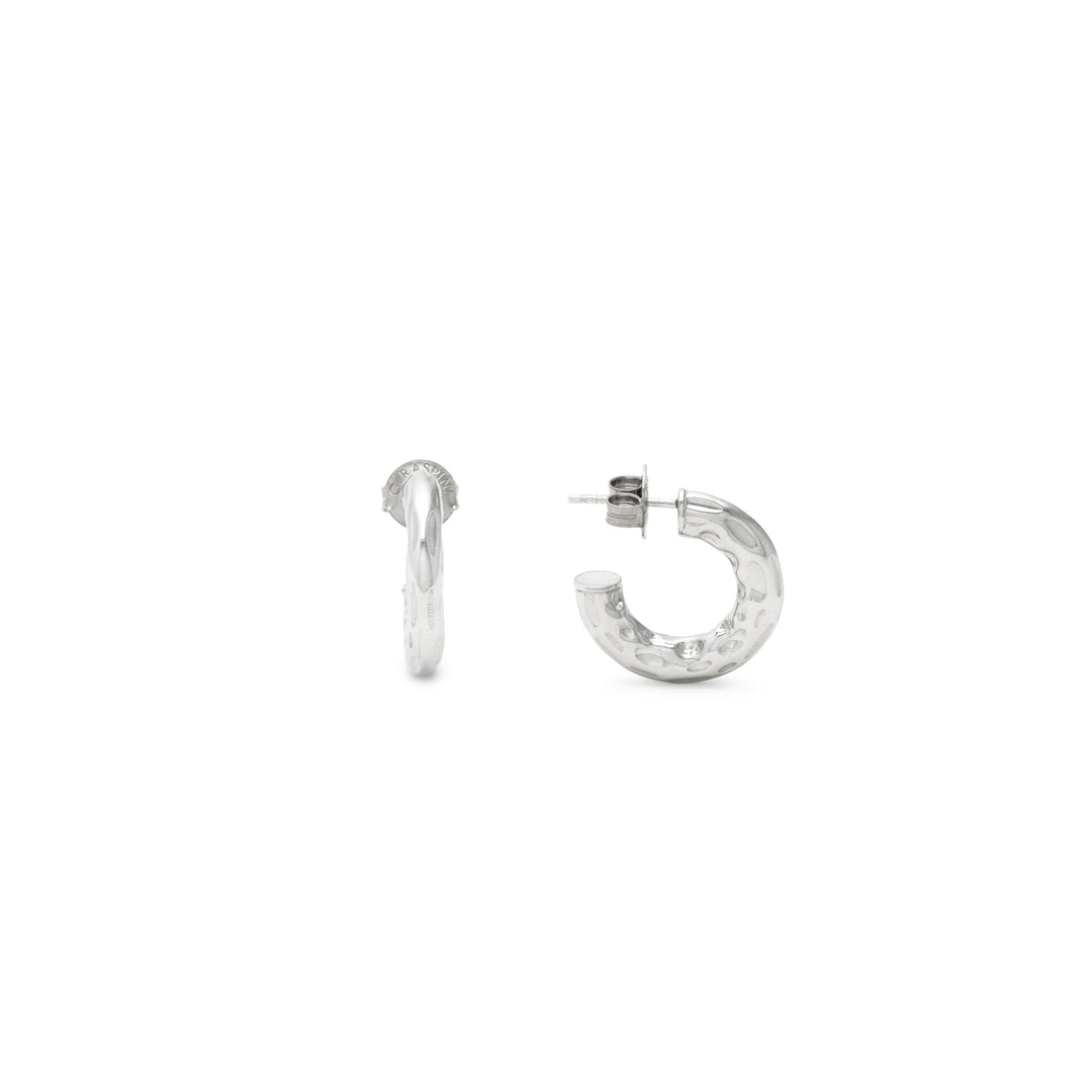 Giovanni Raspini Rock Mini Earrings - 925 Silver Earrings - 12708
