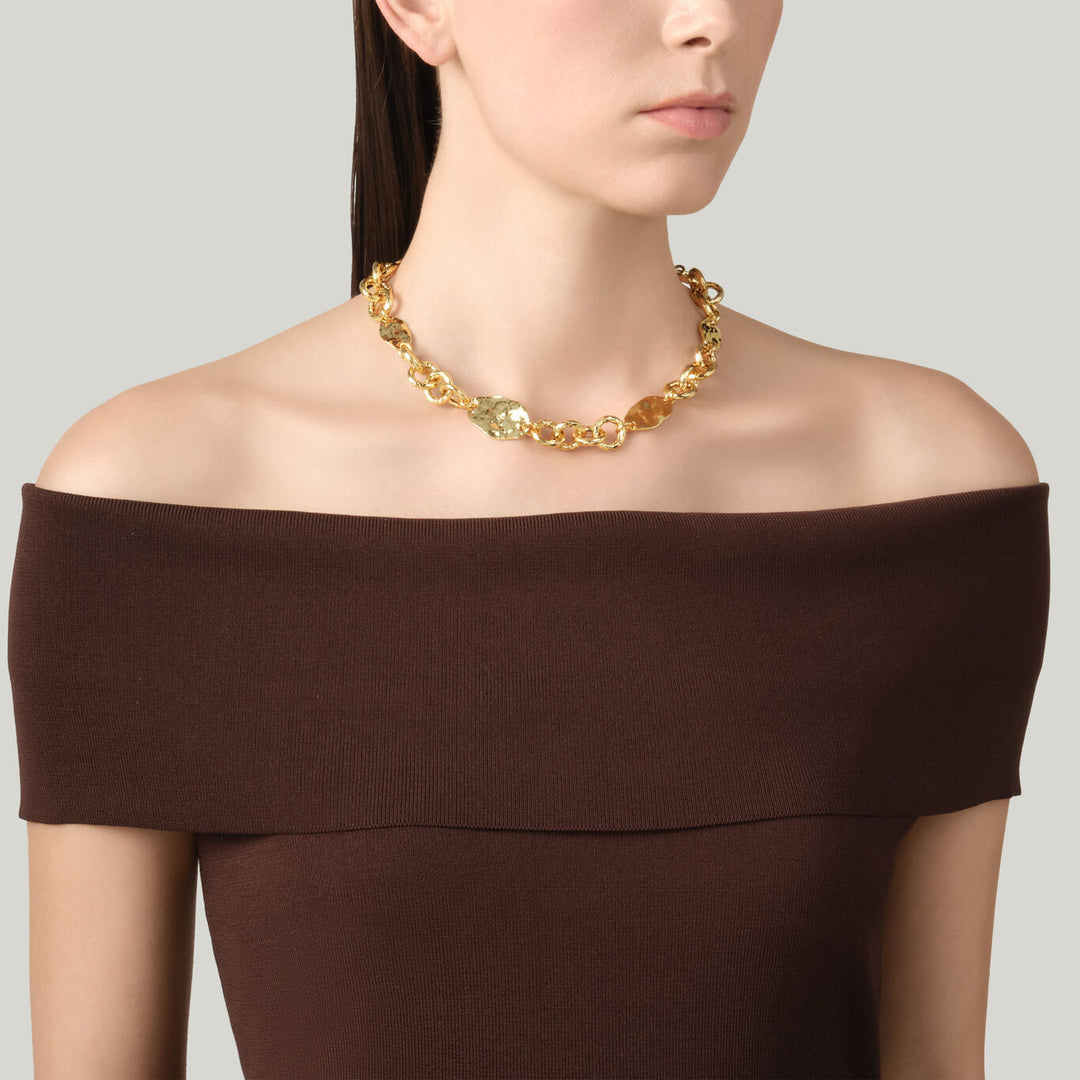 Collier Giovanni Raspini Montana Collier plaqué or 18 carats N0066