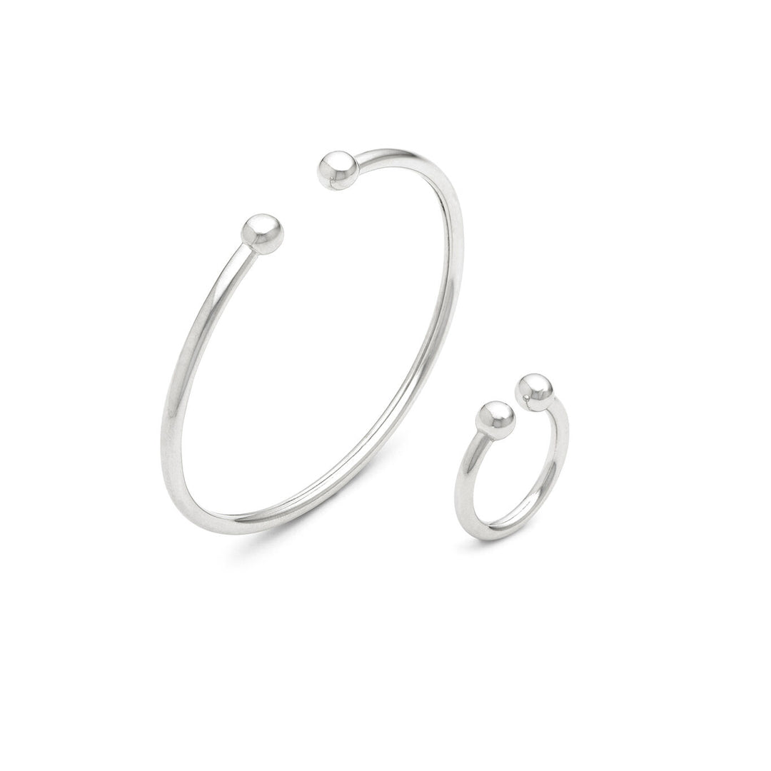 Giovanni Raspini serti axe Bracelet et bague en Argent 925 X01603