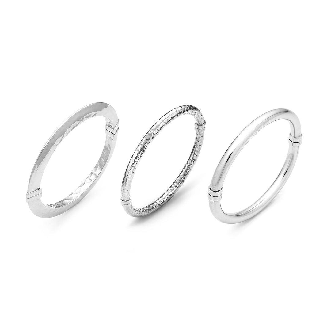Giovanni Raspini Silber Rock Armreif Set 925 Silber Armbänder X01610