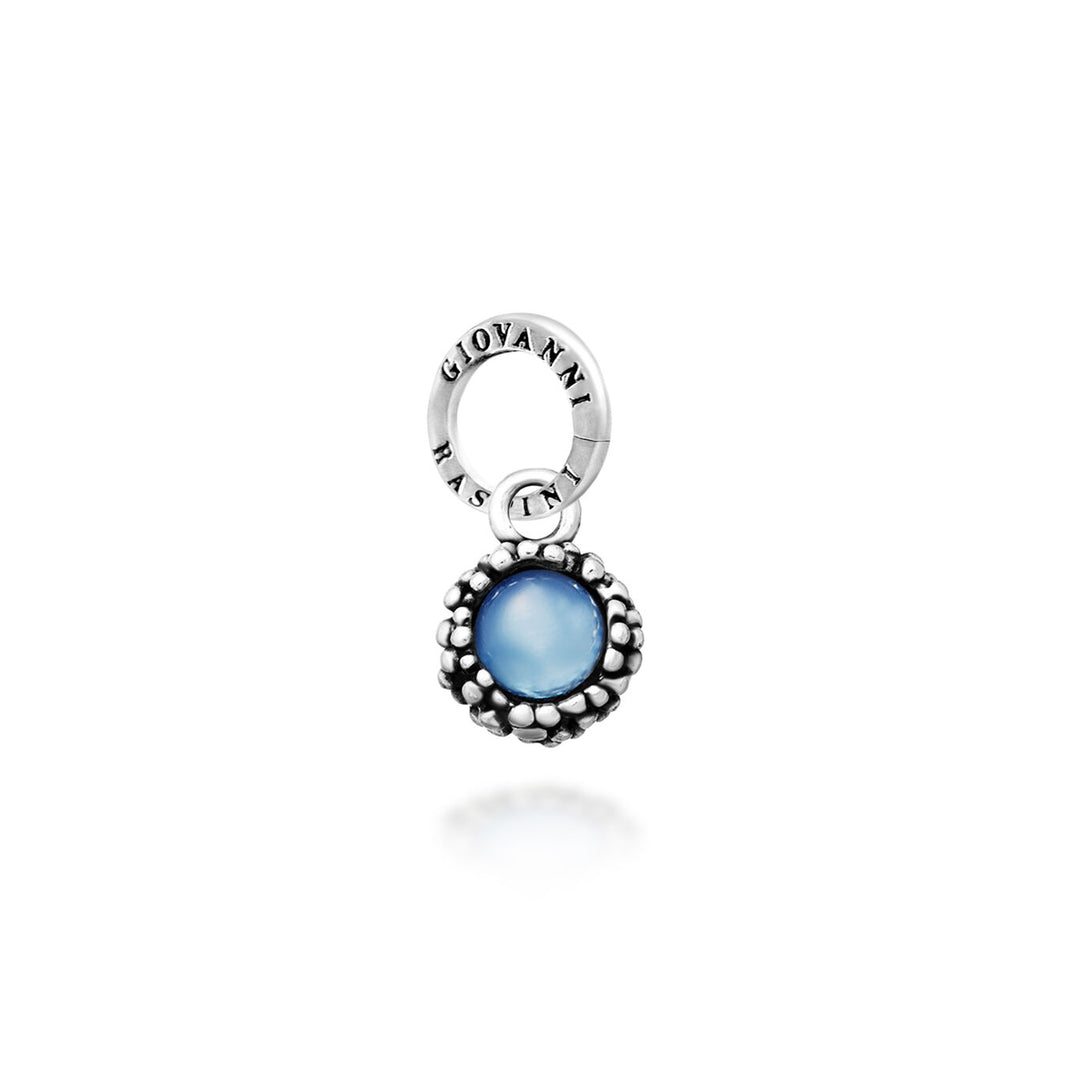 Giovanni Raspini Charm Agate Bleue Perlage 10857