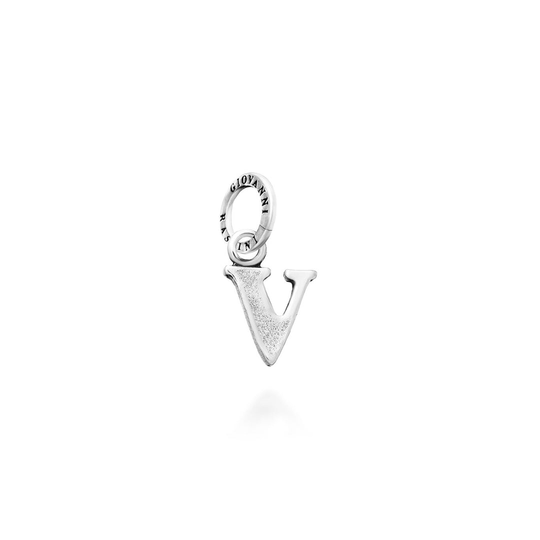 Giovanni Raspini Charm Mini Letter Logo "V" 10897