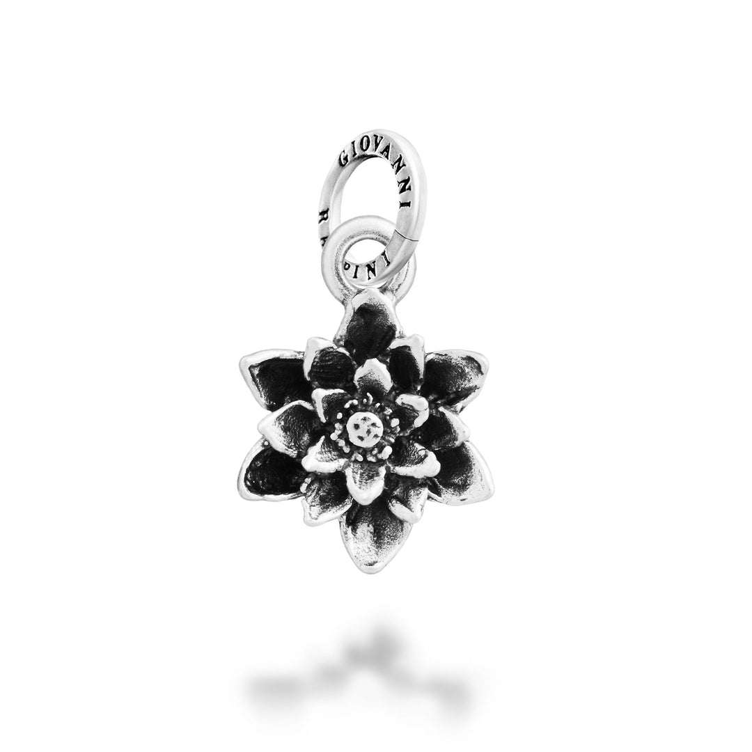 Giovanni Raspini Petite breloque fleur de lotus - Charme en argent - 12715