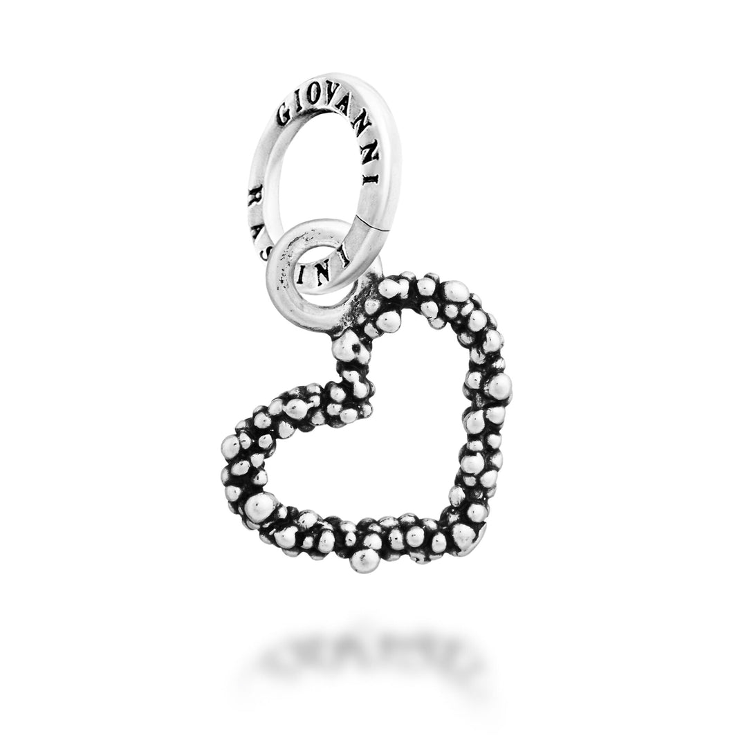 Giovanni Raspini Petit charm coeur mimosa - Charm argent - 12729