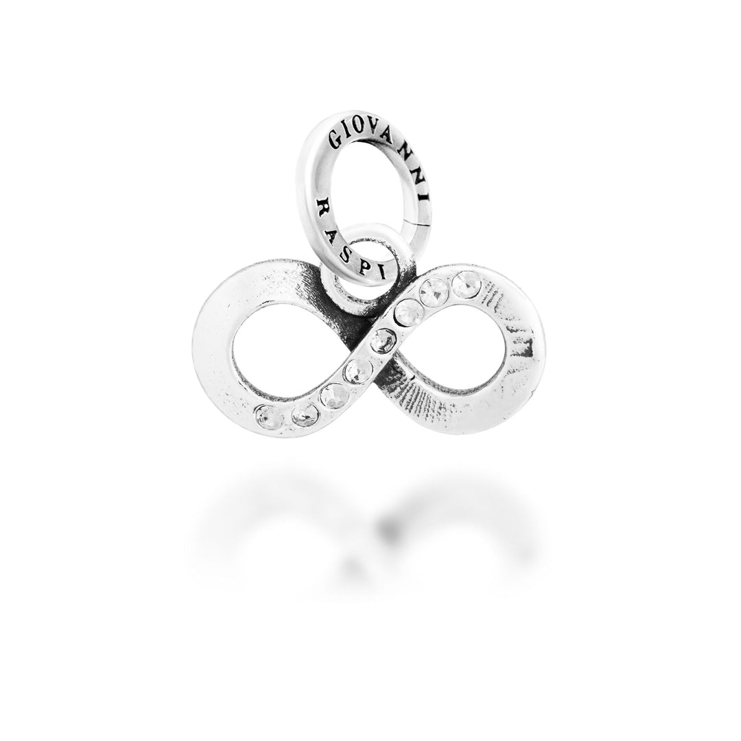 Giovanni Raspini Charm Infinito Crystal - Charm in Argento e zirconi - 12755