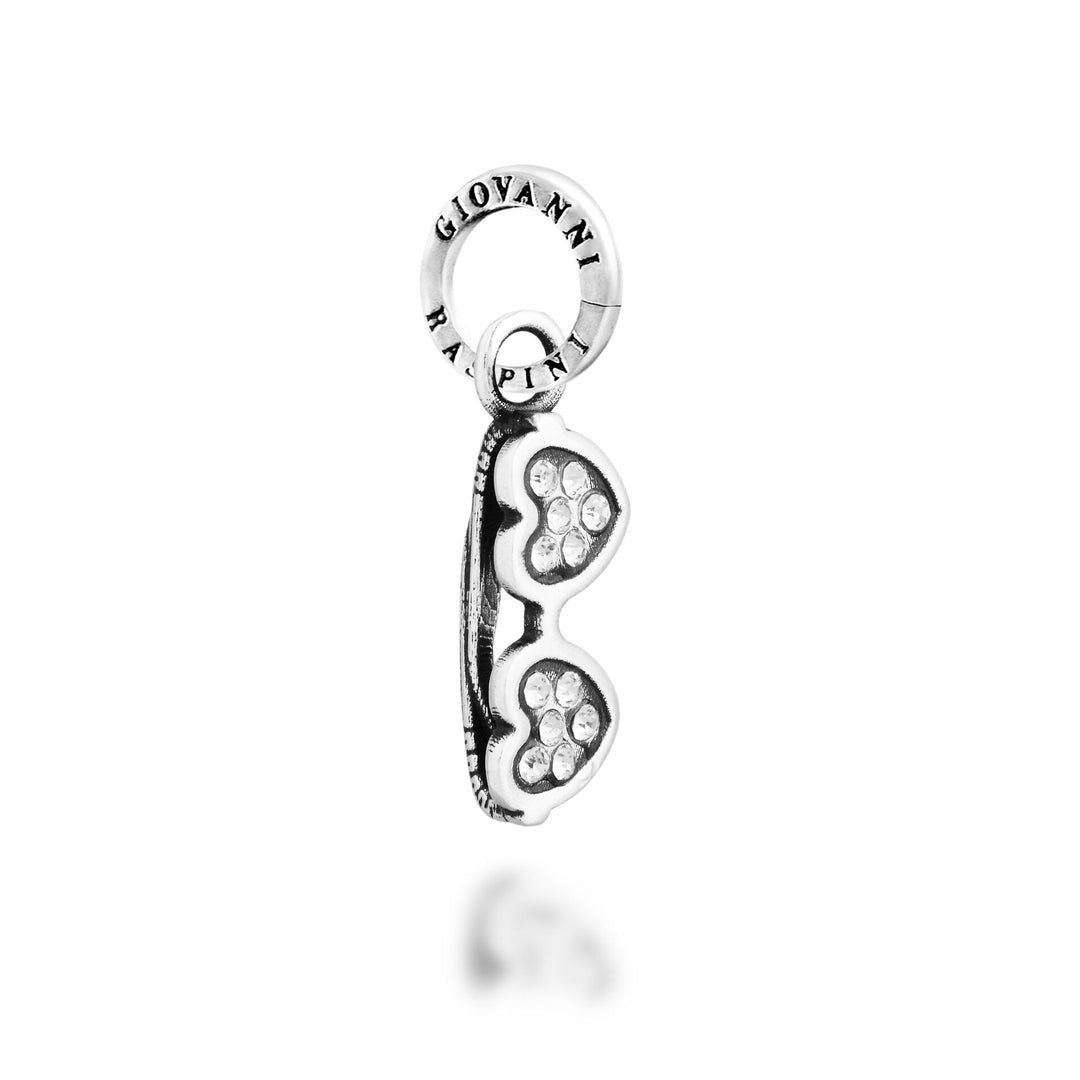 Giovanni Raspini Charm Occhiali Crystal - Charm in Argento e zirconi - 12757
