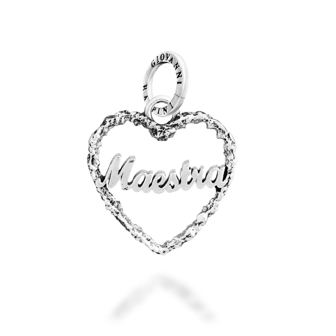 Giovanni Raspini "Maestra" Charm Coeur - Charm Argent - 12813
