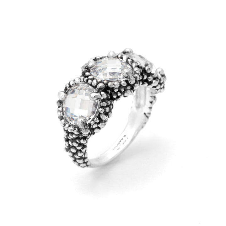 Giovanni Raspini Ring Shine Trilogy silver 925 zirconia 11998-16