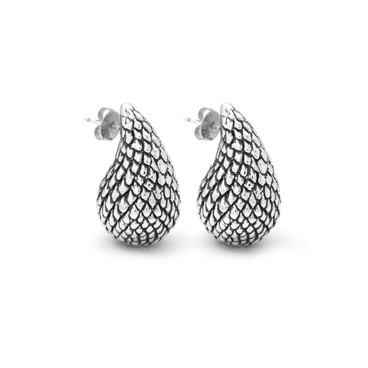 Giovanni Raspini boucles d'oreilles Serpent goutte d'argent 925 12031