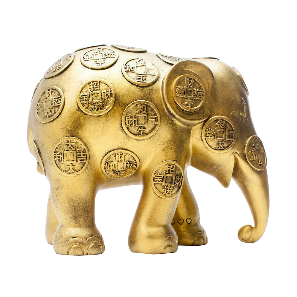 Elephant Parade Elefante Lucky Coins 10cm Limited Edition 3500 Lucky Coins 10