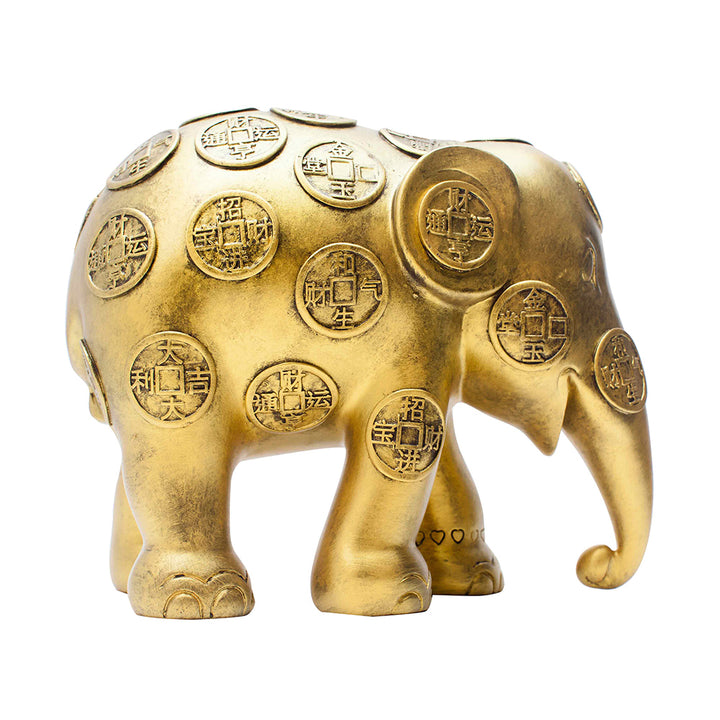 Elephant Parade Elefante Lucky Coins 10cm Limited Edition 3500 Lucky Coins 10
