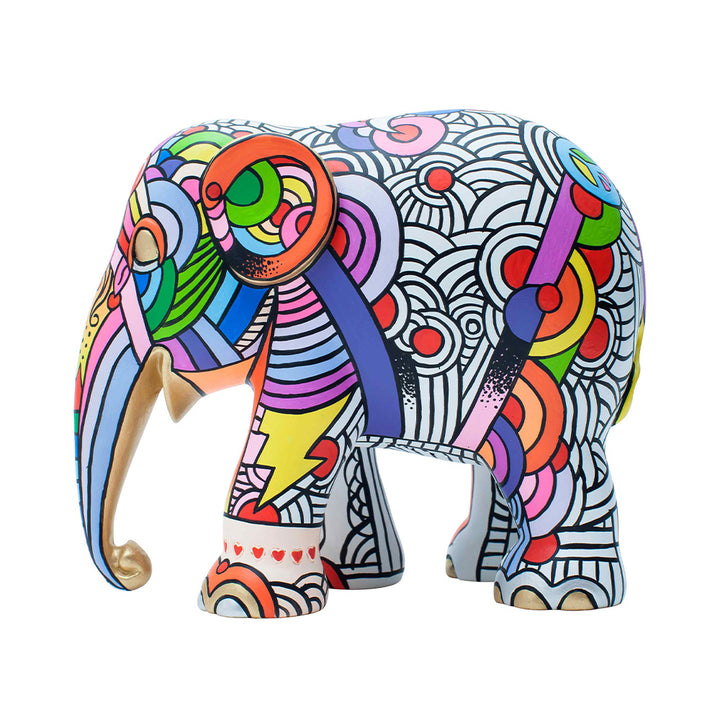 Elephant Parade elefante Peace, Love and Music 15cm Limited Edition 3000 pezzi