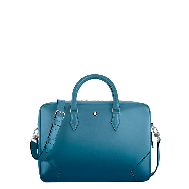Porte-documents Montblanc Meisterstück en bleu fumé nuancé 199272