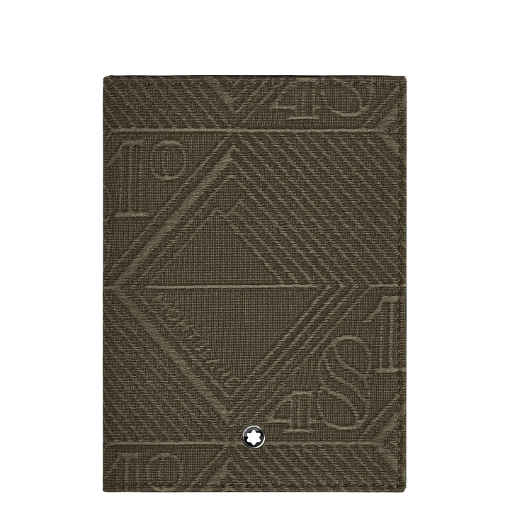 Étui pour passeport Montblanc 4810 vert kaki 220265