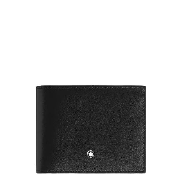 Montblanc 6-pocket wallet in black Meisterstück leather 221320