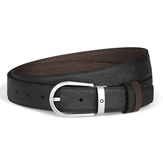 Montblanc reversible belt 30 mm horseshoe leather Sartorial 222139