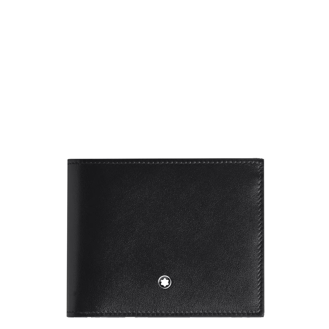 Montblanc Geldbörse 6 Taschen Leder Meisterstück 223135