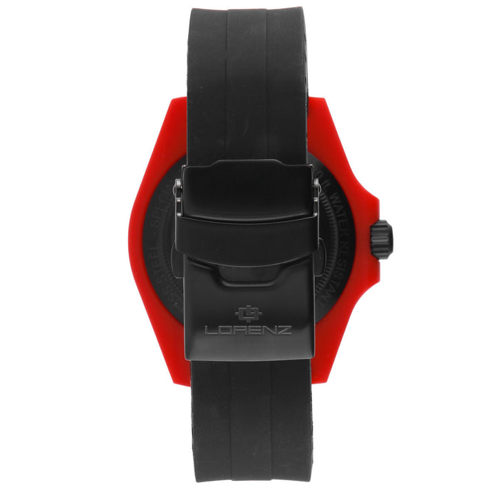 Lorenz Ocean Club Red Coral 40mm black quartz watch 030268CC