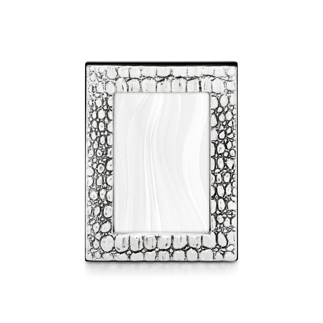 Giovanni Raspini Small Crocodile Frame - Silver Frame - 02401