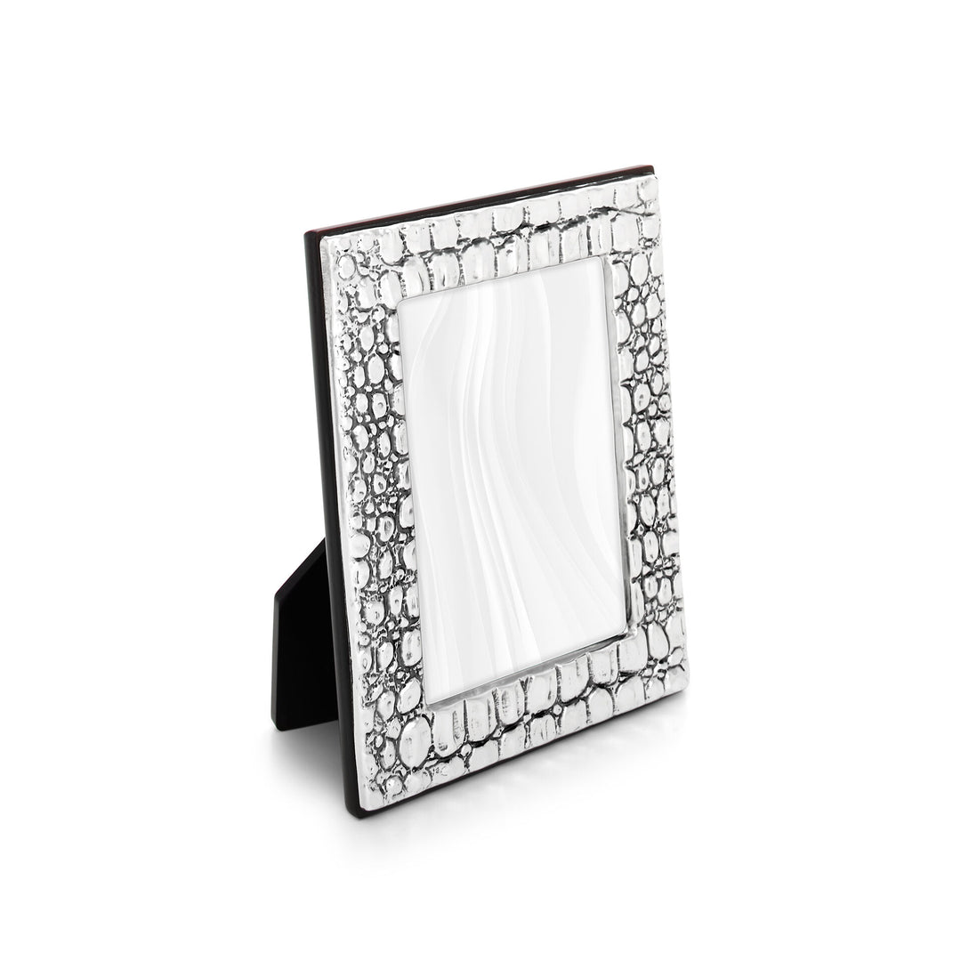 Giovanni Raspini Small Crocodile Frame - Silver Frame - 02401