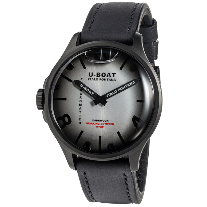 U-BOAT-Uhr Darkmoon Kama PVD Grey 46,50 mm grauer Quarzstahl PVD grau 3339