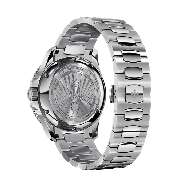 Venezianico Nereide 42 mm rote automatische Stahluhr 3321503C