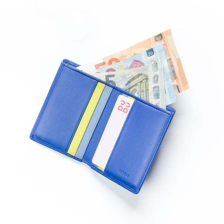 DUDU Portafoglio Uomo in Pelle, Portafoglio Uomo Slim con Porta Carte di Credito, Porta Banconote Contanti, Piccolo e Compatto, con Protezione RFID