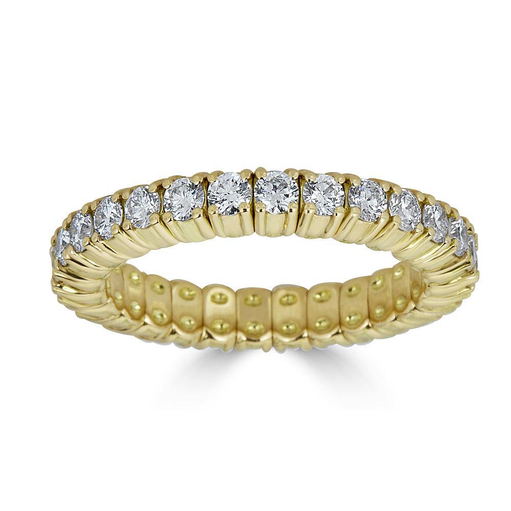 Zydo Eternity-Ring mit Stretch-Diamanten, Gelbgold 61911