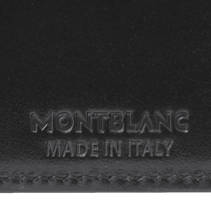 Montblanc Meisterstuck 지갑 6 구획 2 개 포켓 블랙 198314