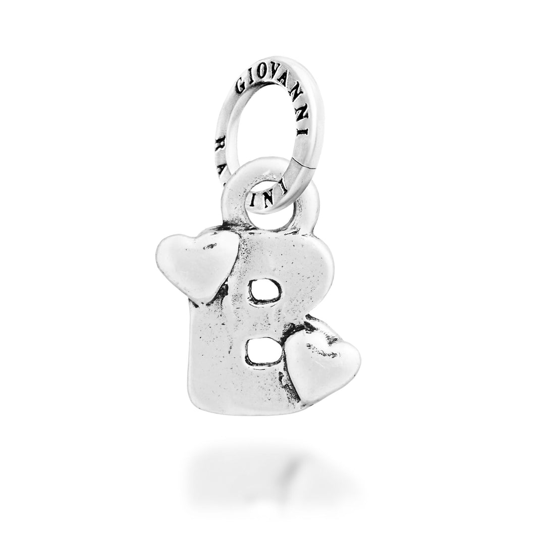 Giovanni Raspini Charm "B" Cuoricini - Charm in Argento - 12778