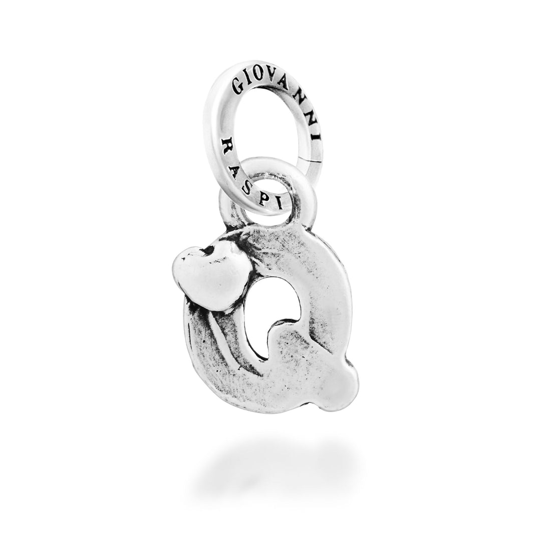 Giovanni Raspini Charm "Q" Petit Coeur - Silver Charm - 12793