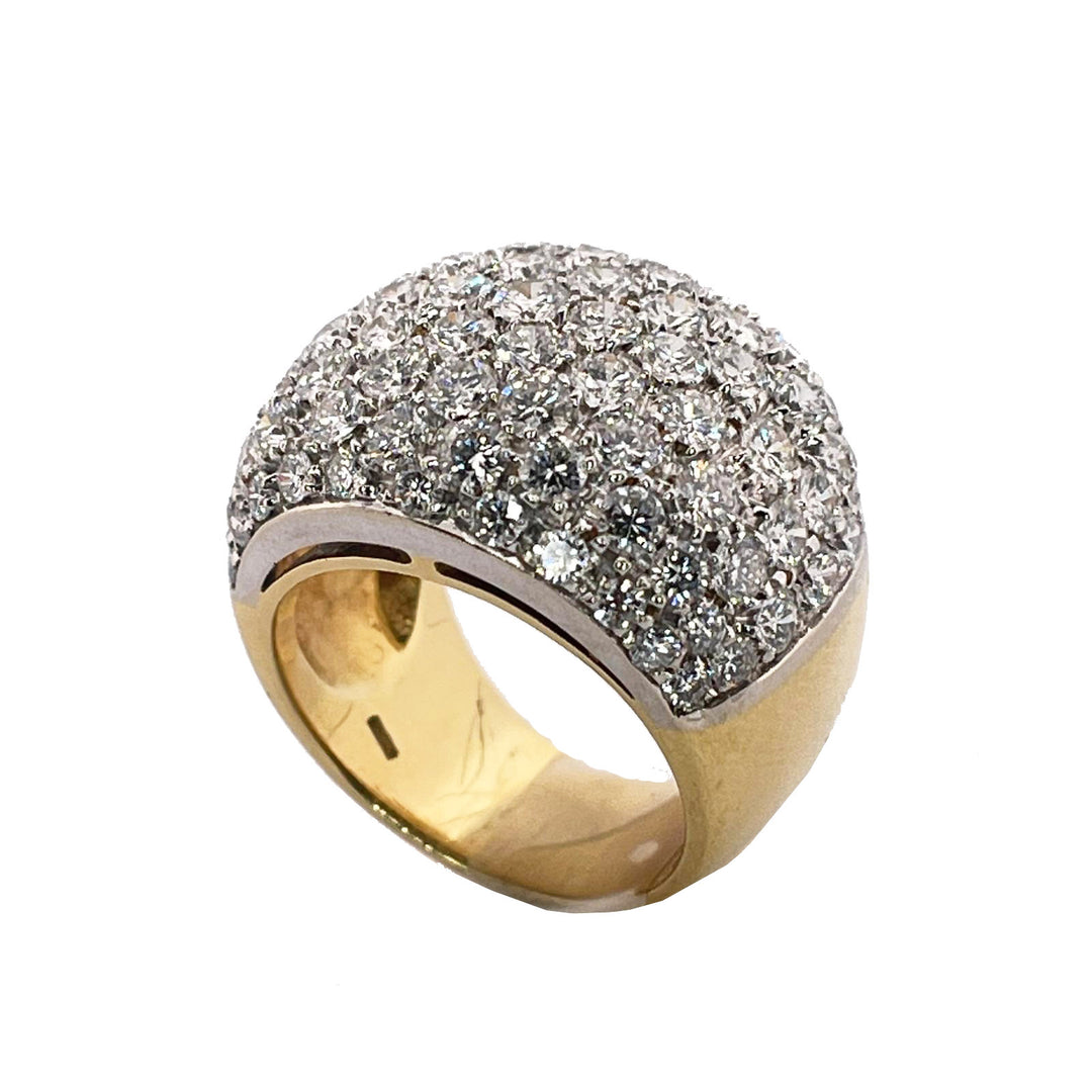 Anel Pavé em ouro 18kt com diamantes 0001AG