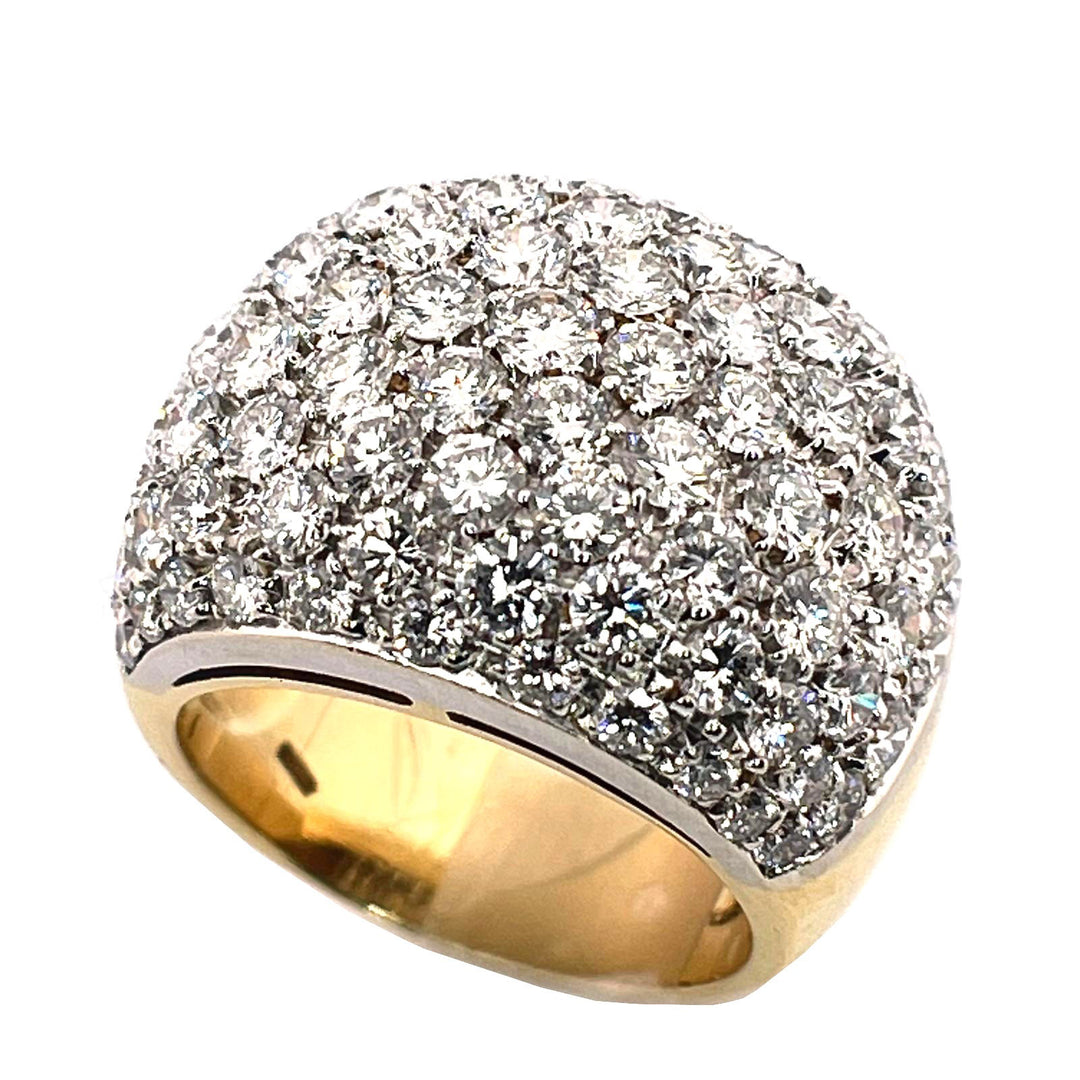 Anel Pavé em ouro 18kt com diamantes 0001AG