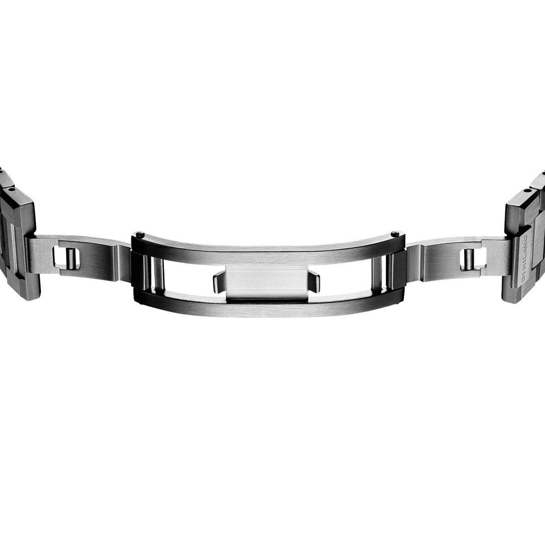 D1 Milano Gun Metal Ultradünne Uhr 40 mm D1-SP-UT40BR02