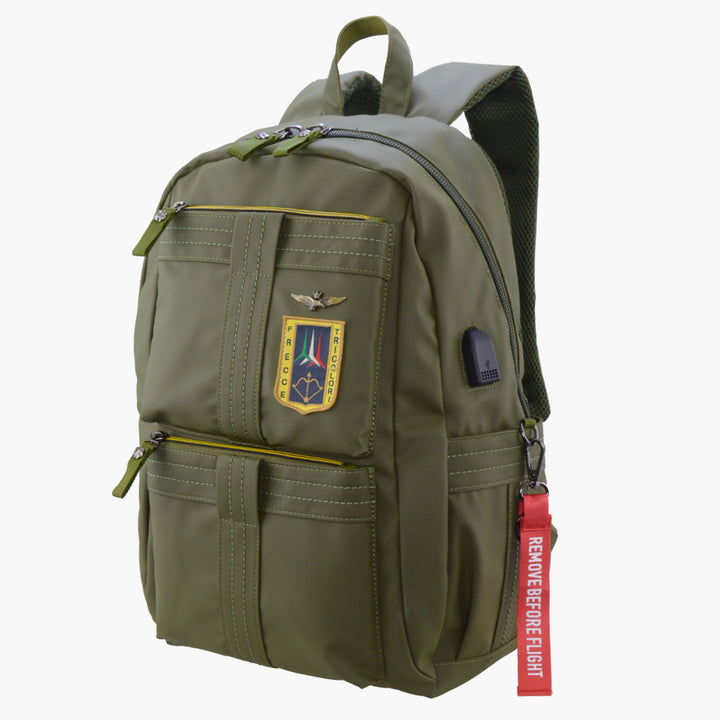 Aeronautica Militare Technischer Rucksack mit PC-Halterung Arrows AM345-BL