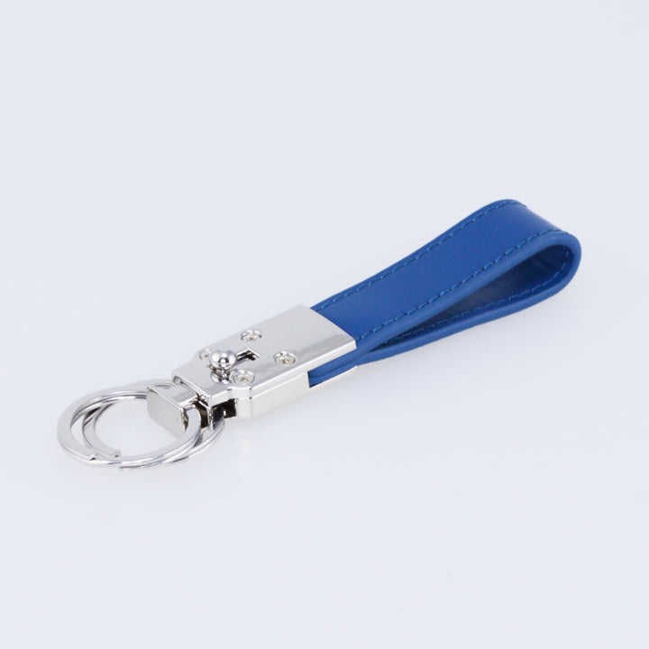 Aeronautica Military Leather Keychain with Two Rings AM162-NE