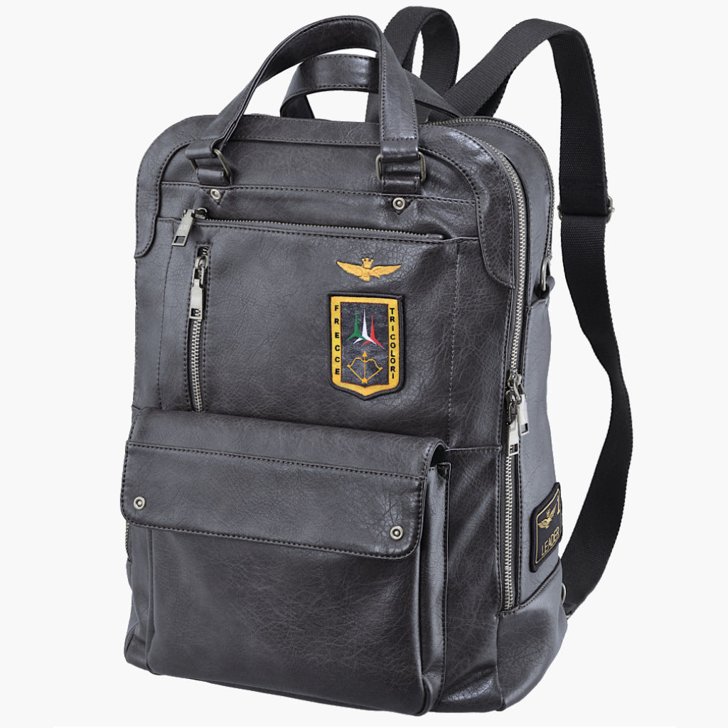 Aeronautica Military Backpack Hombres Porta PC Línea Piloto AM476-AN