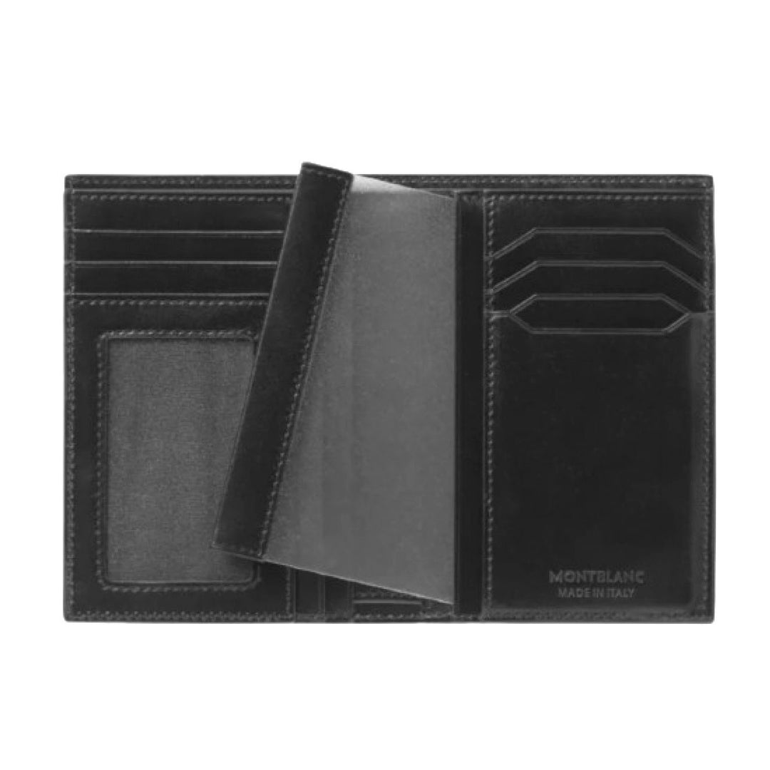 Montblanc Portfolio 7 -fack och dörridentitetsdokument Meisterstück Black 198380