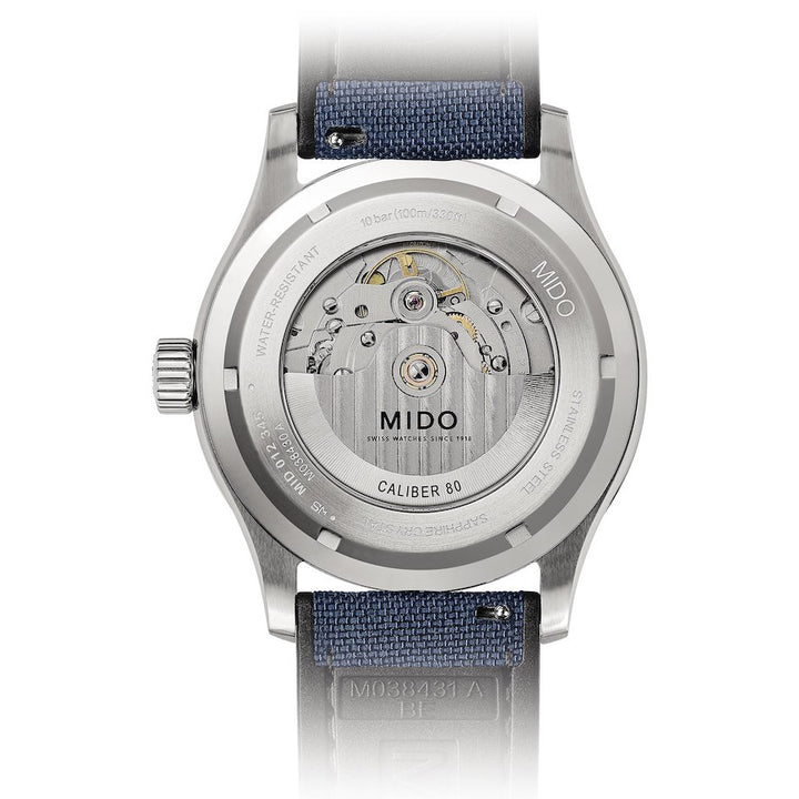 Mido Multifort Watch M 42mm Blå automatisk stål M038.430.17.041.00