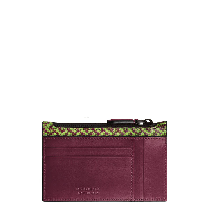 Montblanc Kartenetui 8 Fächer mit Reißverschluss Extreme 3.0 Multi Lime/Cassis 199400